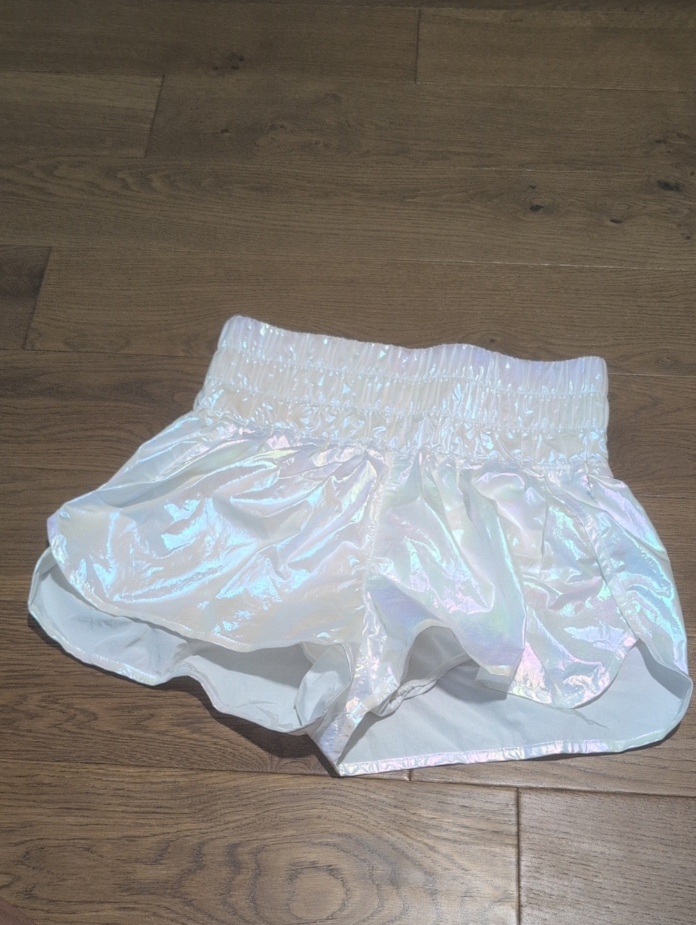 Free People FP Movement The Way Home Shorts White Womens Medium Track Size S